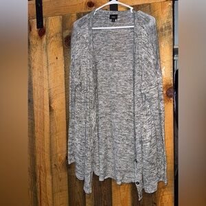 Mossimo Supply Co. Heathered Gray Cardigan